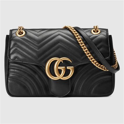 gucci black side bag fake|gucci black leather bags.